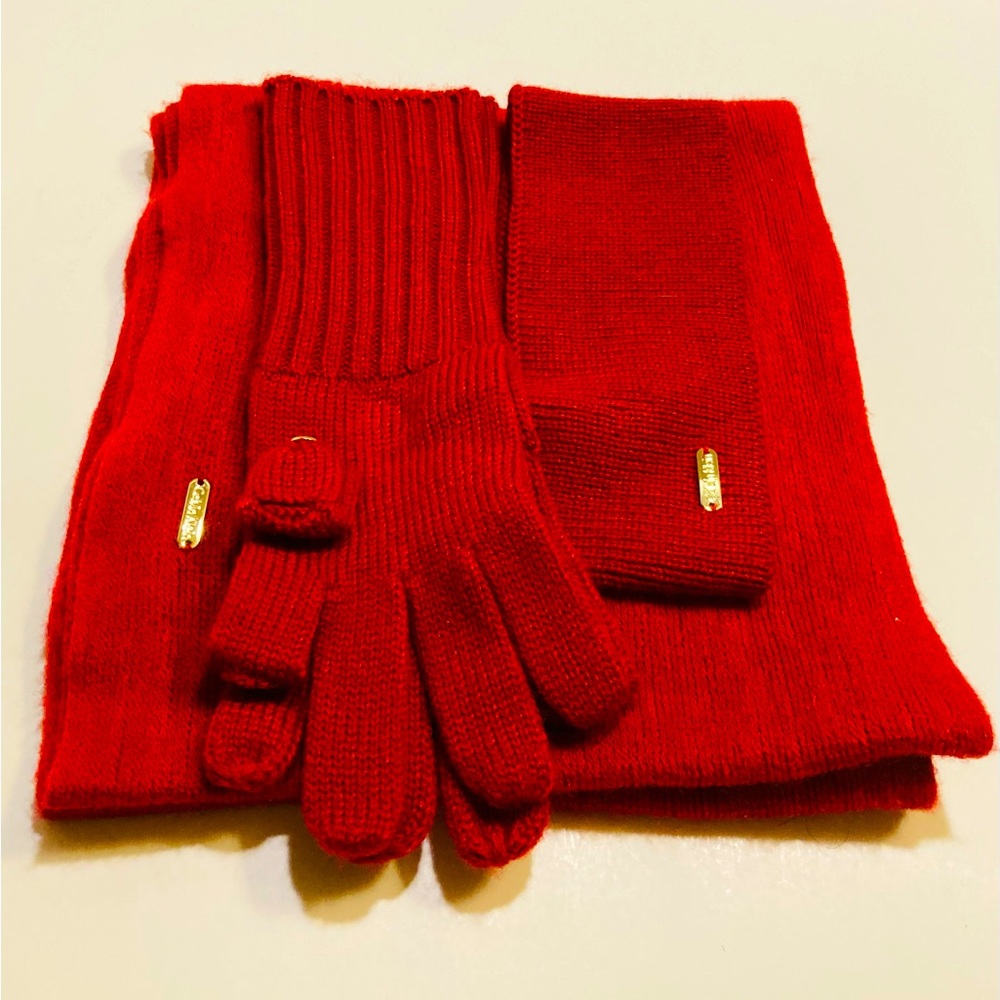 CALVIN KLEIN 3 Piece SET ~ HAT  INFINITY SCARF , HEADBAND